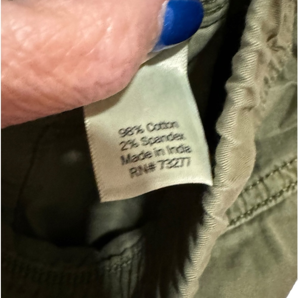 Sonoma - Cargo Capris - olive green - size 12 - Picture 4 of 5